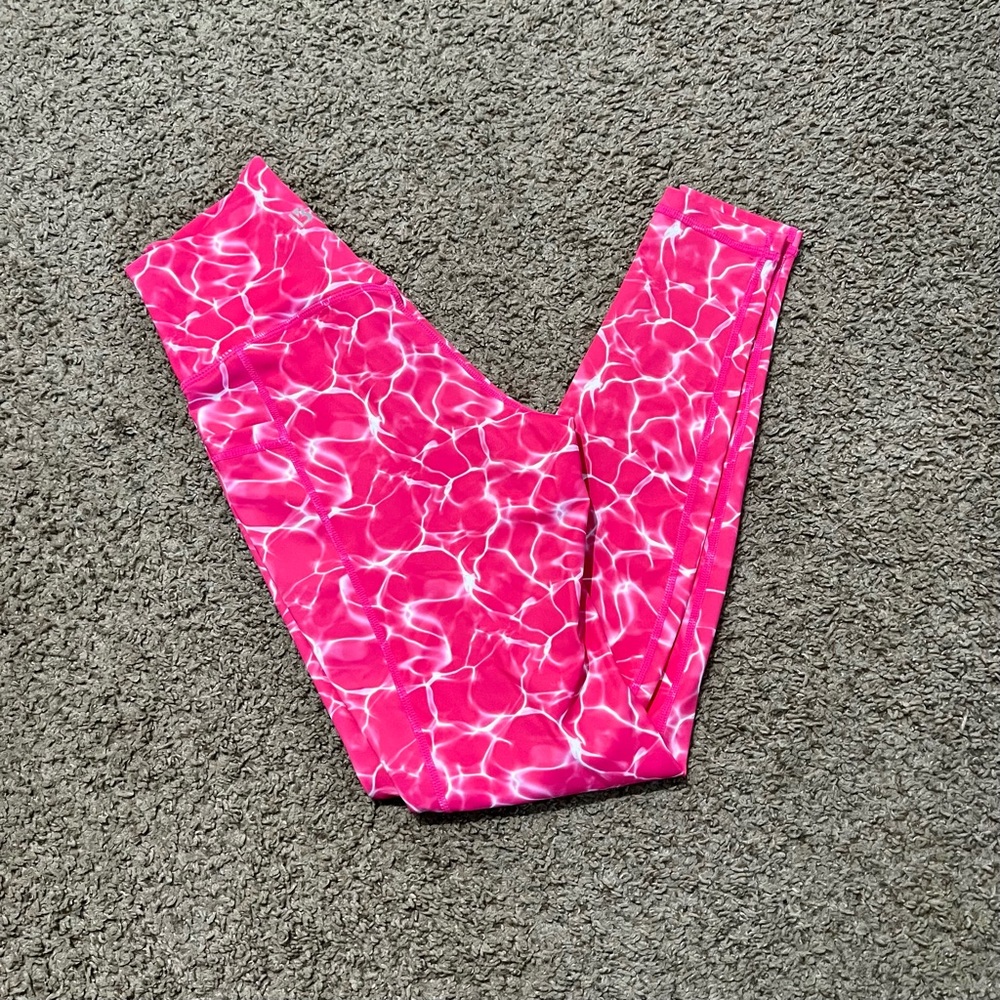 Buffbunny Women’s Limitless Pink Reflective High Waisted Leggings